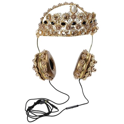 dolce gabbana heads|dolce and gabbana crown headphones.